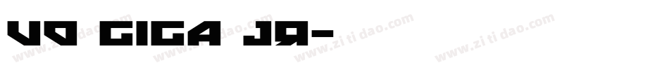 vd giga jr字体转换